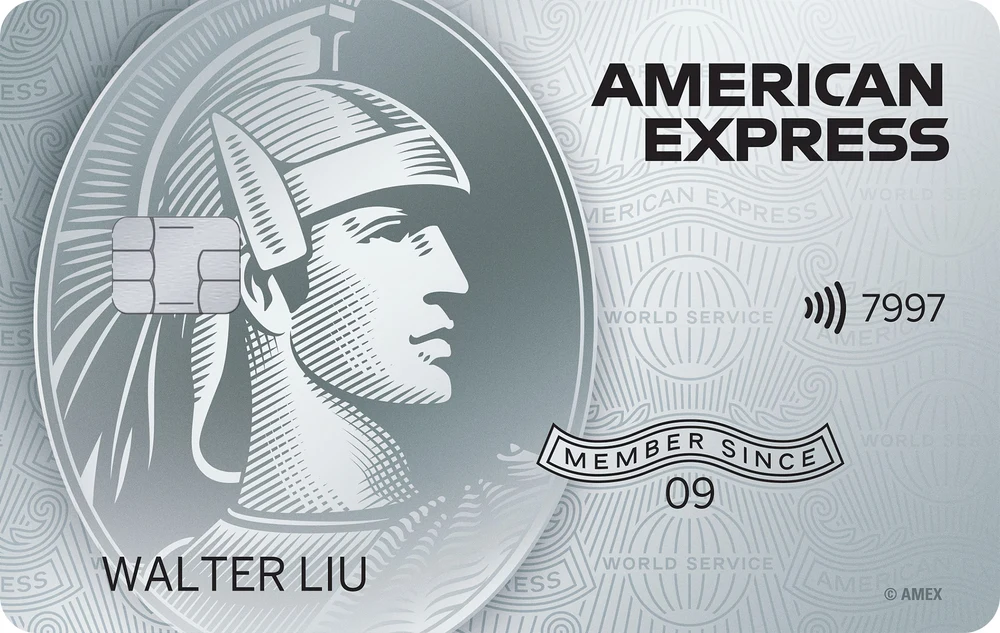 American Express Platinum Credit Card 信用卡官方卡面