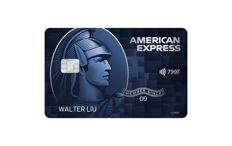 Blue Cash Credit Card from American Express 信用卡官方卡面
